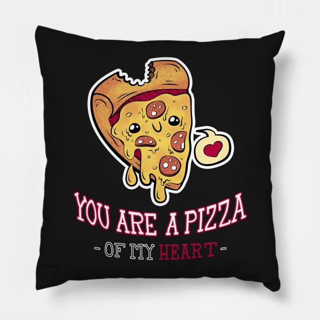 Pizza of my Heart Pillow by Licunatt