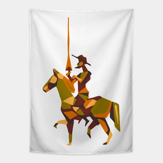 Don Quixote Tapestry by Slightly Unhinged