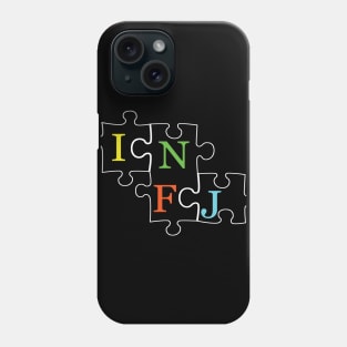 INFJ Puzzle - Typography Design Phone Case