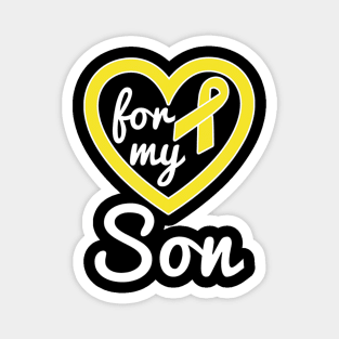 Sarcoma Cancer Shirt for Son Ribbon Awareness Products Magnet