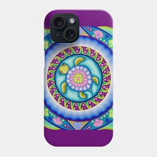 Little Turtle Mandala Phone Case