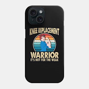 Knee Replacement Warrior Surgery Recovery Get Well Soon Phone Case