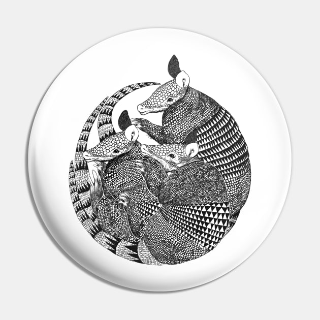 Armadillo Trio Pin by LauraGraves