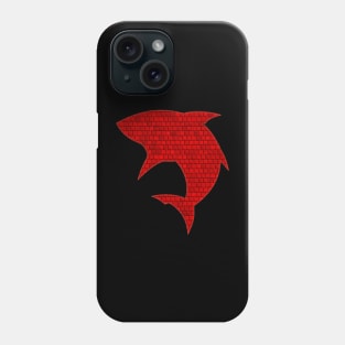 Shark attack wall Phone Case