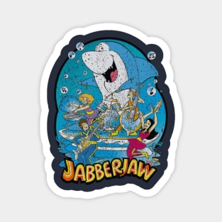 Retro Cartoon Shark and Band Magnet