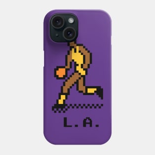 8-Bit Basketball - Los Angeles Phone Case