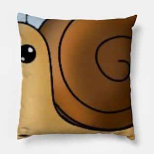 Squelch the Snail Pillow