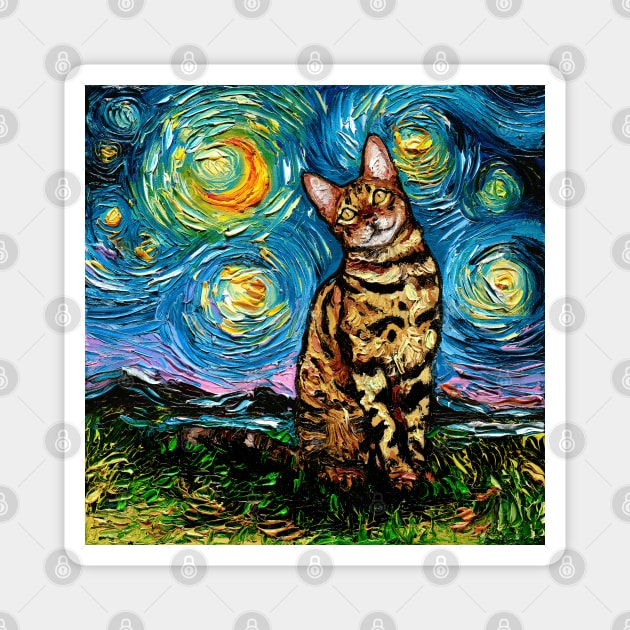 Bengal Night Magnet by sagittariusgallery