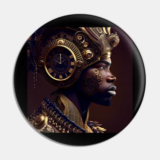 Afro Futuristic Zodiac-Pisces Pin