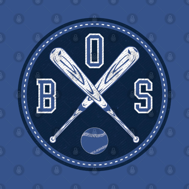 Discover Boston Baseball Retro Circle - Boston Baseball - T-Shirt