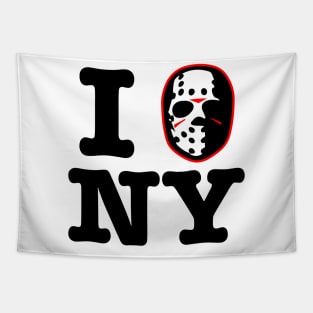 I hockey mask new york city! Tapestry