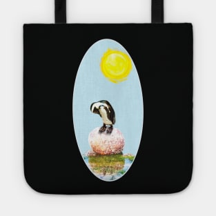 Napping Penguin in the Sun Tote