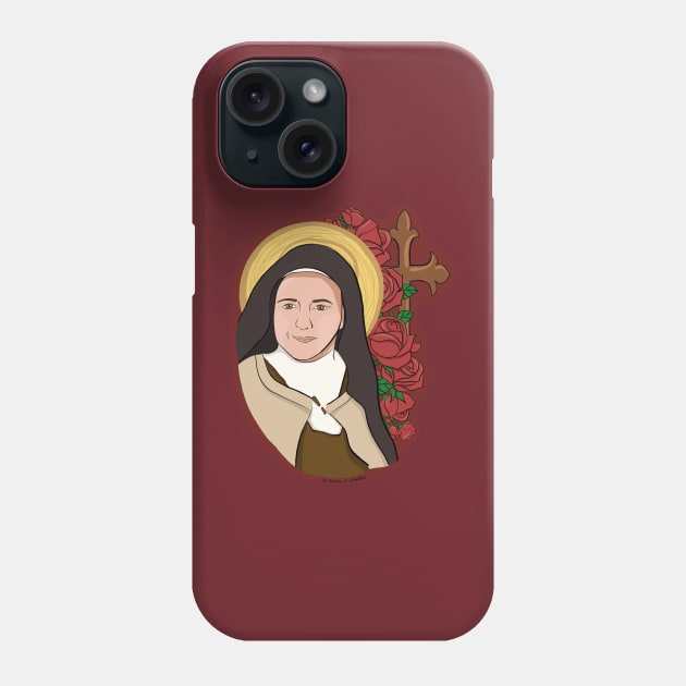 St. Thérése of Lisieux Phone Case by mfrancescon13