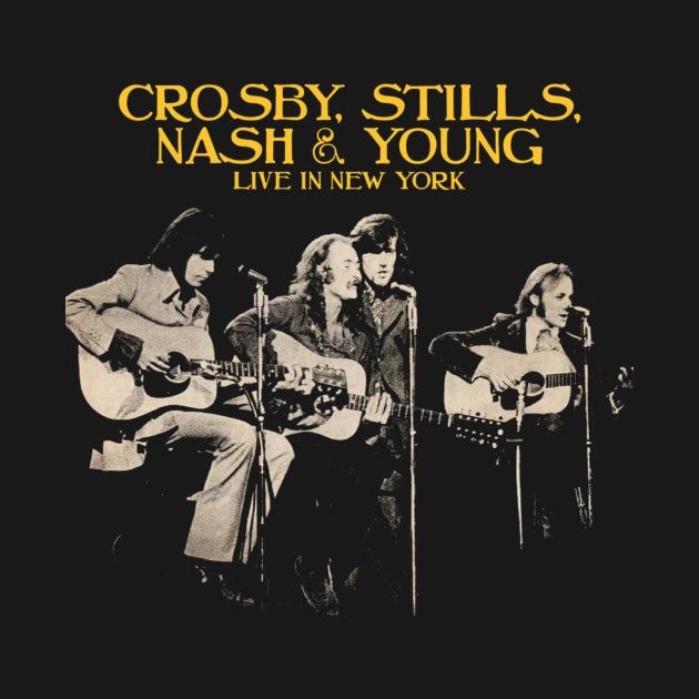 Crosby Stills Nash Young by Kurasaki