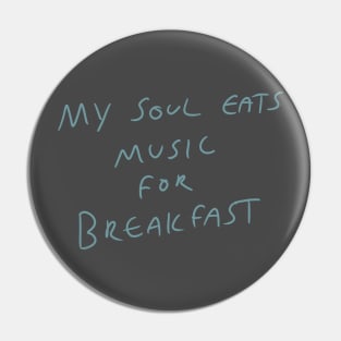 Music motto Pin