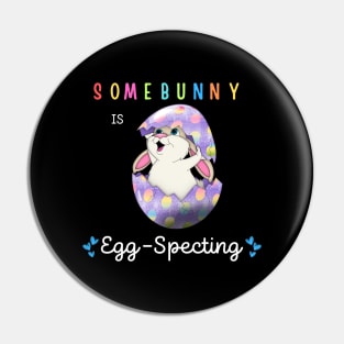 Some Bunny Is Eggspecting Pin