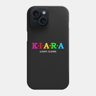 Kiara - Light, Clear Phone Case