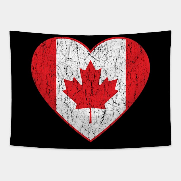 Canada Flag Retro Tapestry by vladocar