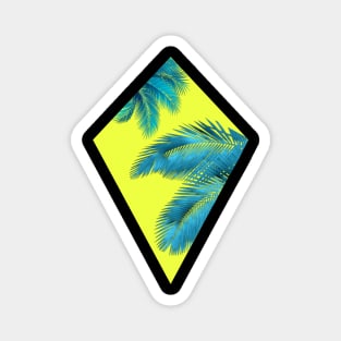 Palm tree icon-yellow Magnet