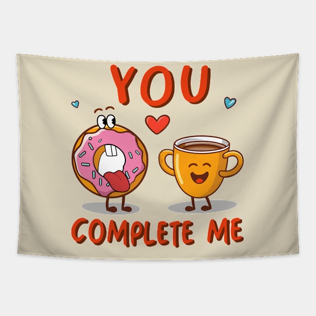 You Complete Me Tapestry by Blended Designs