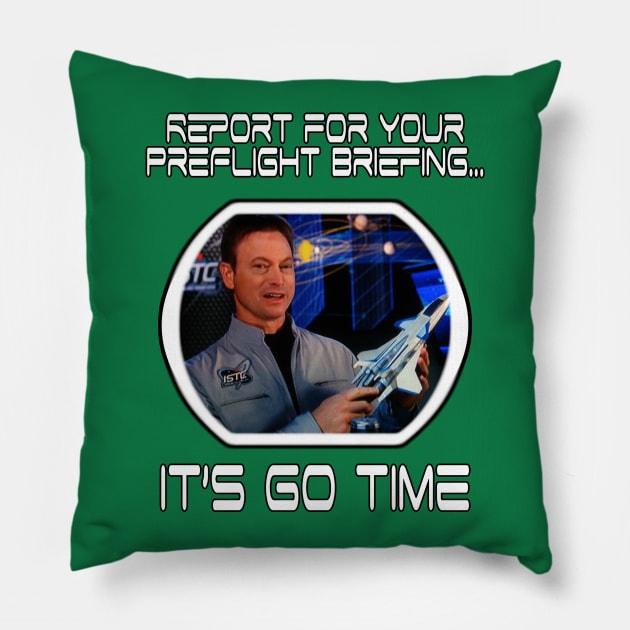 It's Go Time Pillow by Whats Dis