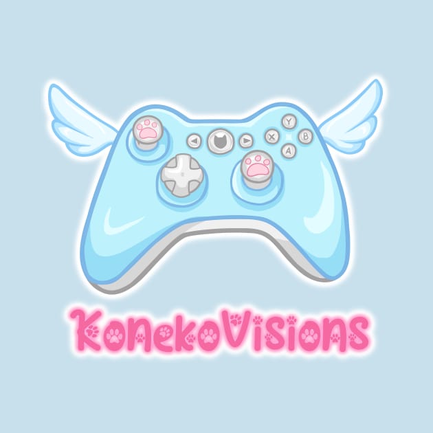 Blue Game Controller by KonekoVisions