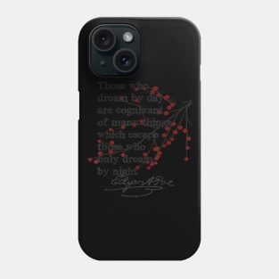 Edgar Allan Poe Shirt Bookworm Gifts Writer English Teacher Phone Case