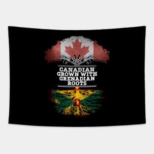 Canadian Grown With Grenadian Roots - Gift for Grenadian With Roots From Grenada Tapestry