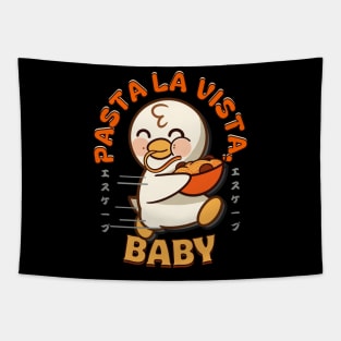 pasta la vista baby, duck, pun phrase Tapestry