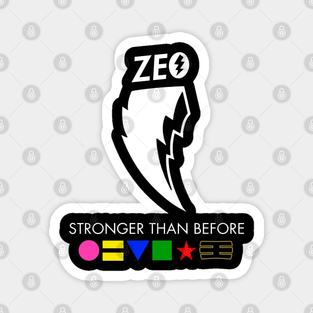 Power Rangers ZEO: Stronger than before Magnet by projectwilson