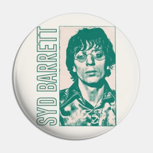 Syd Barrett - - - Original Fan Artwork Design Pin