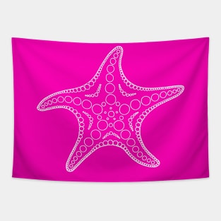 Starfish (white/pink) Tapestry