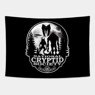 Bigfoot Mothman Dogman UFO National Cryptid Society Tapestry