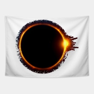 Total Solar Eclipse Totality 4.08.24 April 8, 2024 Tapestry