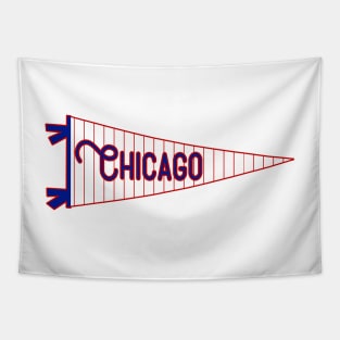 Chicago Pinstripe Pennant Tapestry