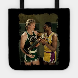 Larry Bird and Magic Johnson, 1986 Tote