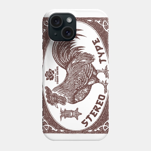 StereoType Brown Chicken Phone Case by HMK StereoType
