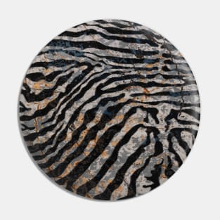 marbled zebra Pin