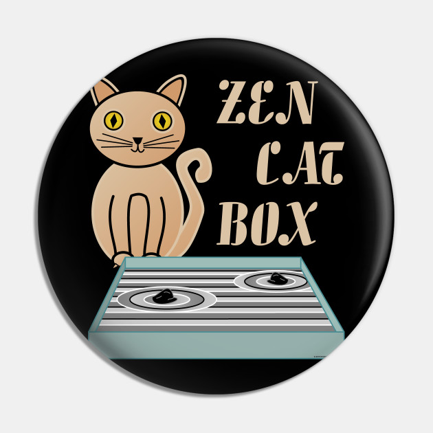 Zen Cat Box Japanese Rock Garden Cat Litter Box Zen Cat Pin