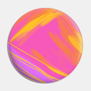 Abstract Warm Brush Strokes Pin