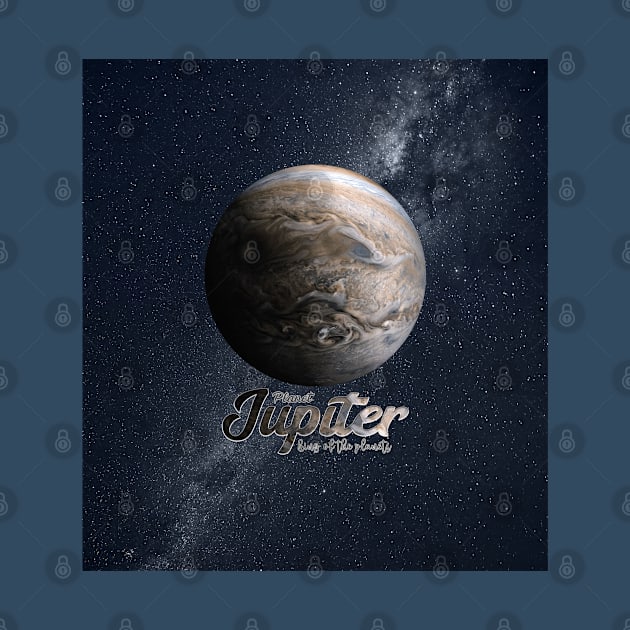 Planet Jupiter: King of the Planets V02 by Da Vinci Feather
