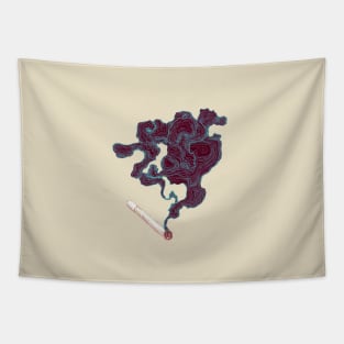 Smoke (Purple & Creme) Tapestry