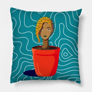 The ain't blooming girl ! Pillow