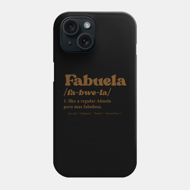 fabuela abuela grandma grandmother granny Phone Case by savage land 