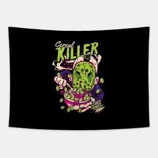 Funny Cereal Killer Tapestry