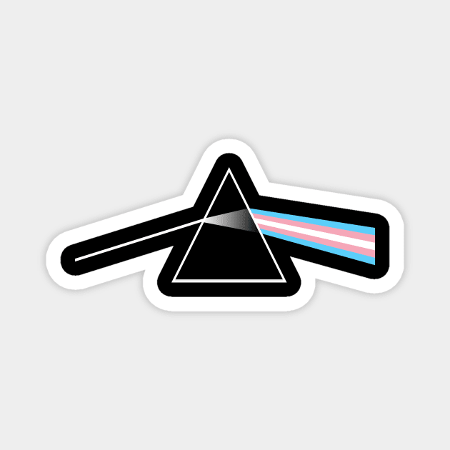 Trans Pride Prism Magnet by Reynard