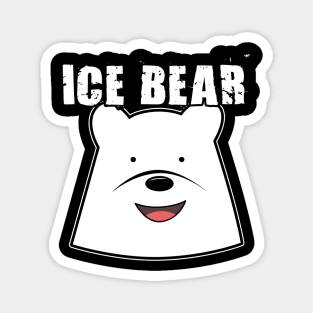 Retro Ice Bear Comic Magnet