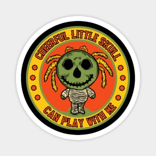 Cheerful little skull - Can play with me Magnet