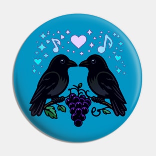 Love Is Sharing Your Grapes Pin