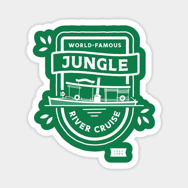 World-Famous Jungle Cruise Badge Magnet by 1955 LAND DESIGNS